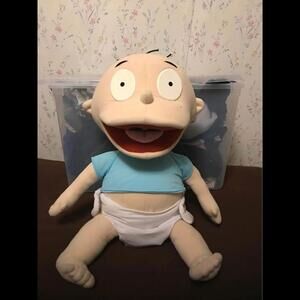 1997 Rugrats Nickelodeon Tommy Pickles 24in Plush Doll Toy Arcotoys Mattel